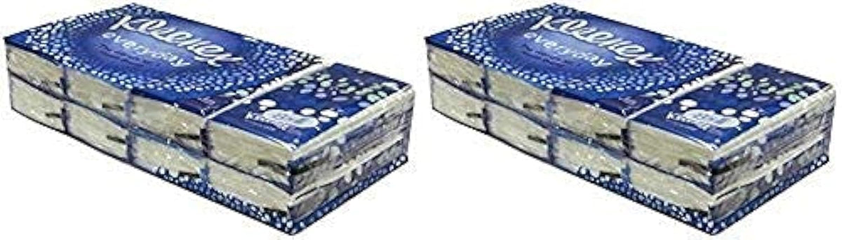 Kleenex Everyday pocket tissues in a two-pack bundle, eight 9-pack packs for on-the-go use