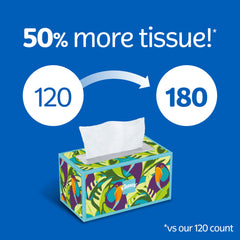 Kleenex Ultra Soft 3-ply texture close-up highlights silky softness.