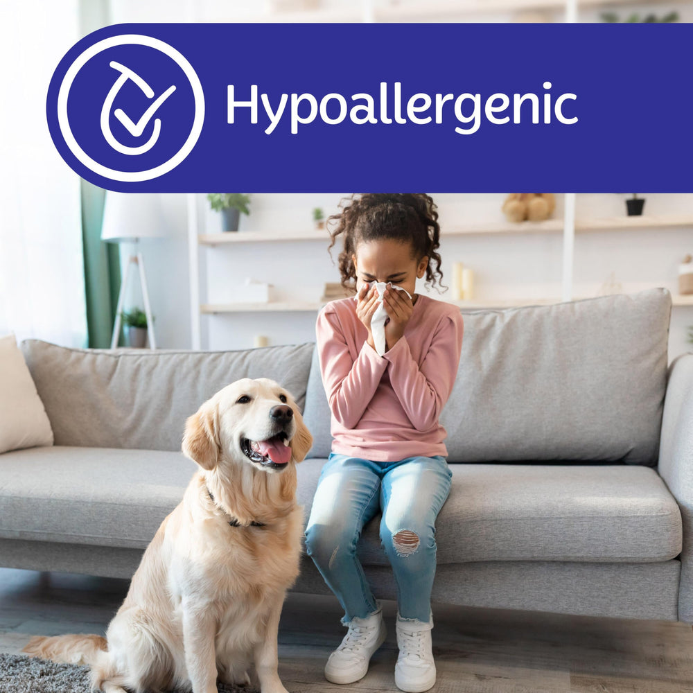 Kleenex Ultra Soft allergen-approved label signals hypoallergenic care.