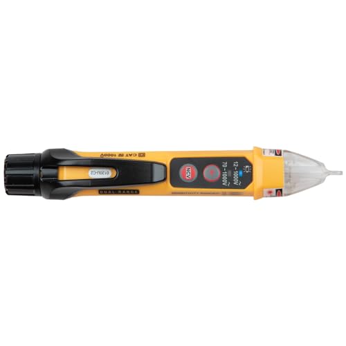 Klein Tools NCVT-5A package includes tester, batteries, and instructions.