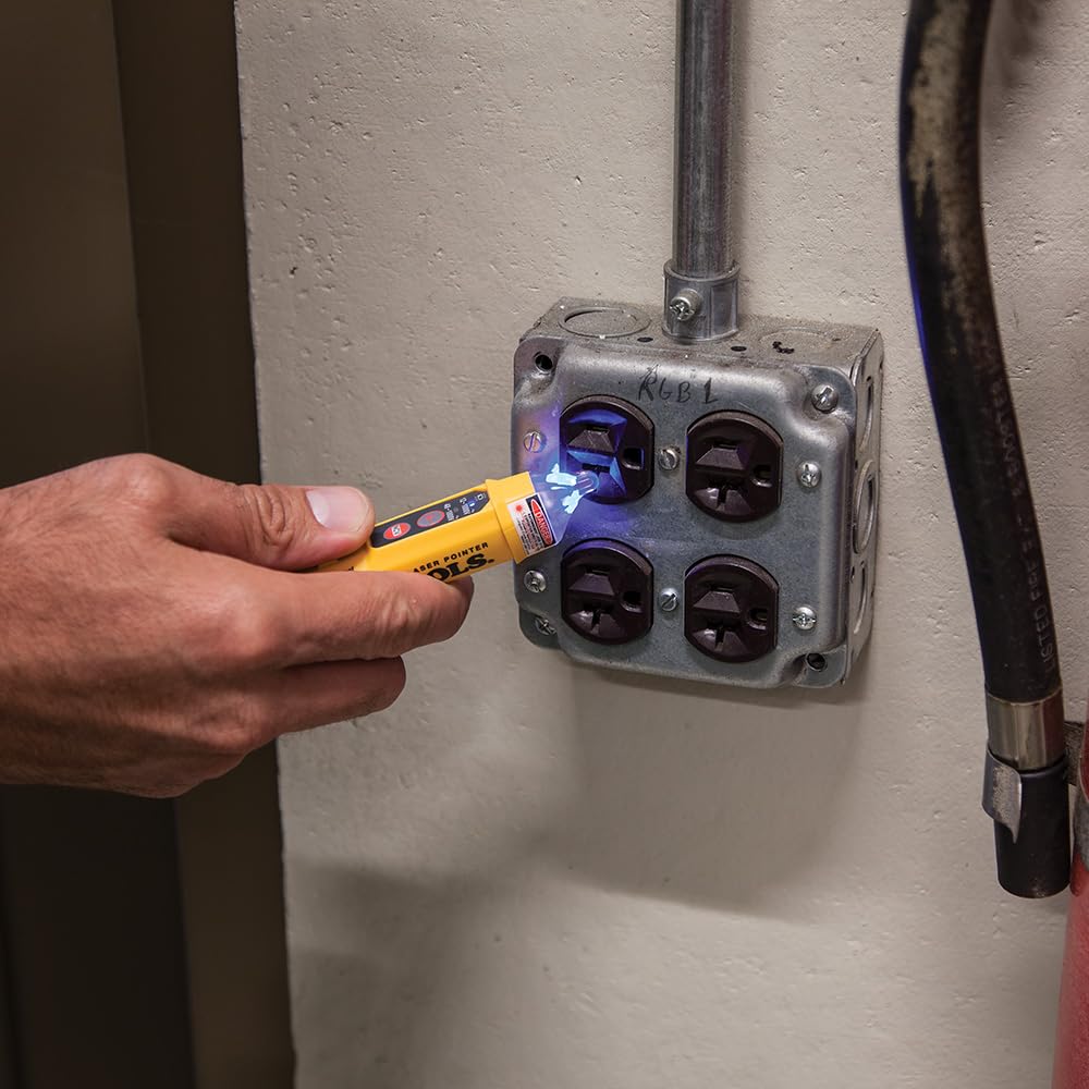 Klein Tools RT210 GFCI receptacle tester identifies wiring issues quickly