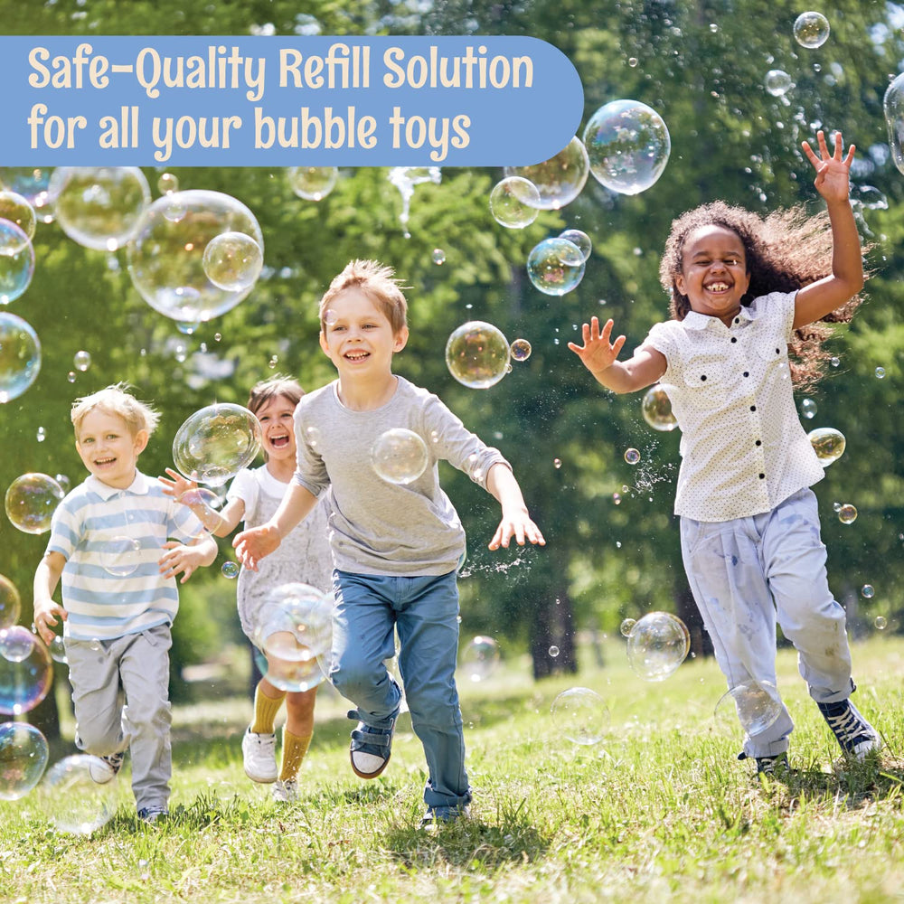 Giant bubbles setup using Klevly solution