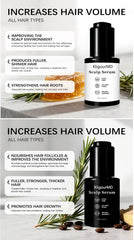 KligourMD hair serum bottle closeup highlighting clean formula for daily use