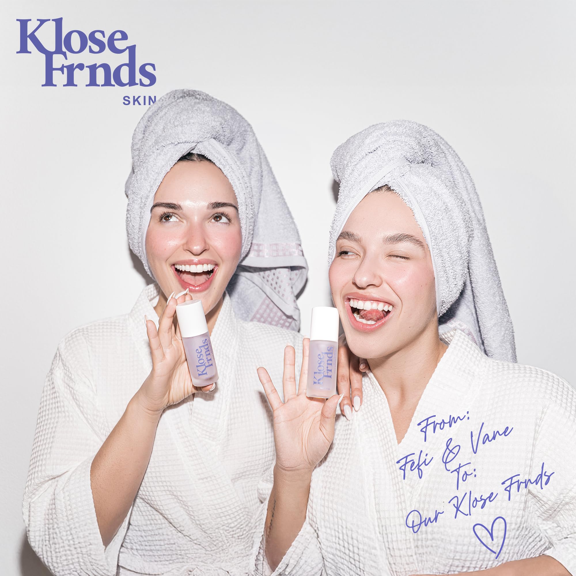 KLOSE FRNDS centella licorice ingredients graphic emphasizes soothing botanicals.