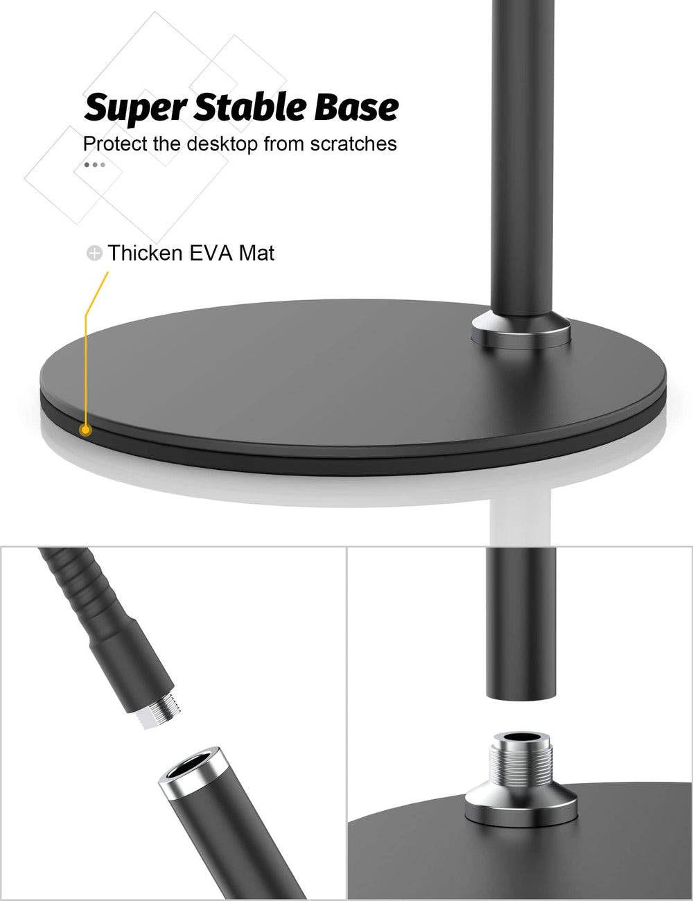 Klsniur width compatibility showing phones within 2.36-3.85 inches are supported.