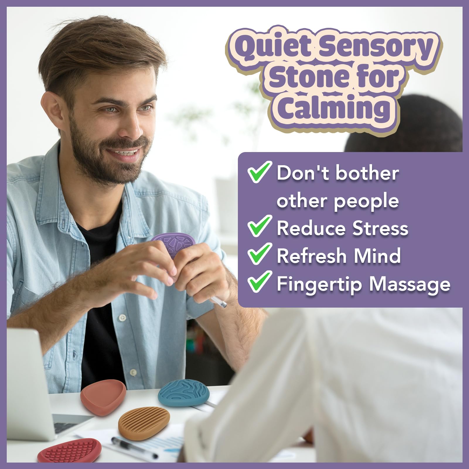 KLT classroom prize sensory stones provide non disruptive gifts.