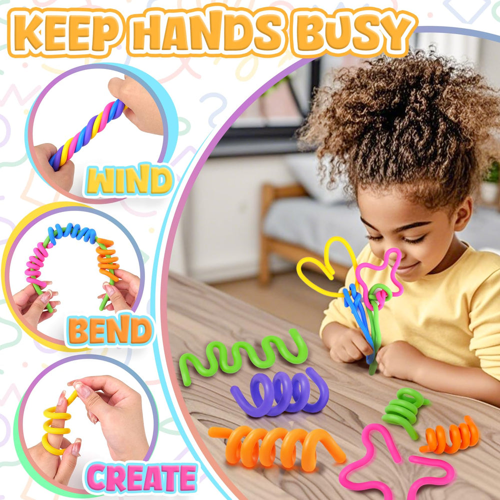 KLT fidget sticks 12-pack vibrant colors ideal for engaging classroom rewards