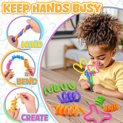 KLT fidget sticks 12-pack vibrant colors ideal for engaging classroom rewards