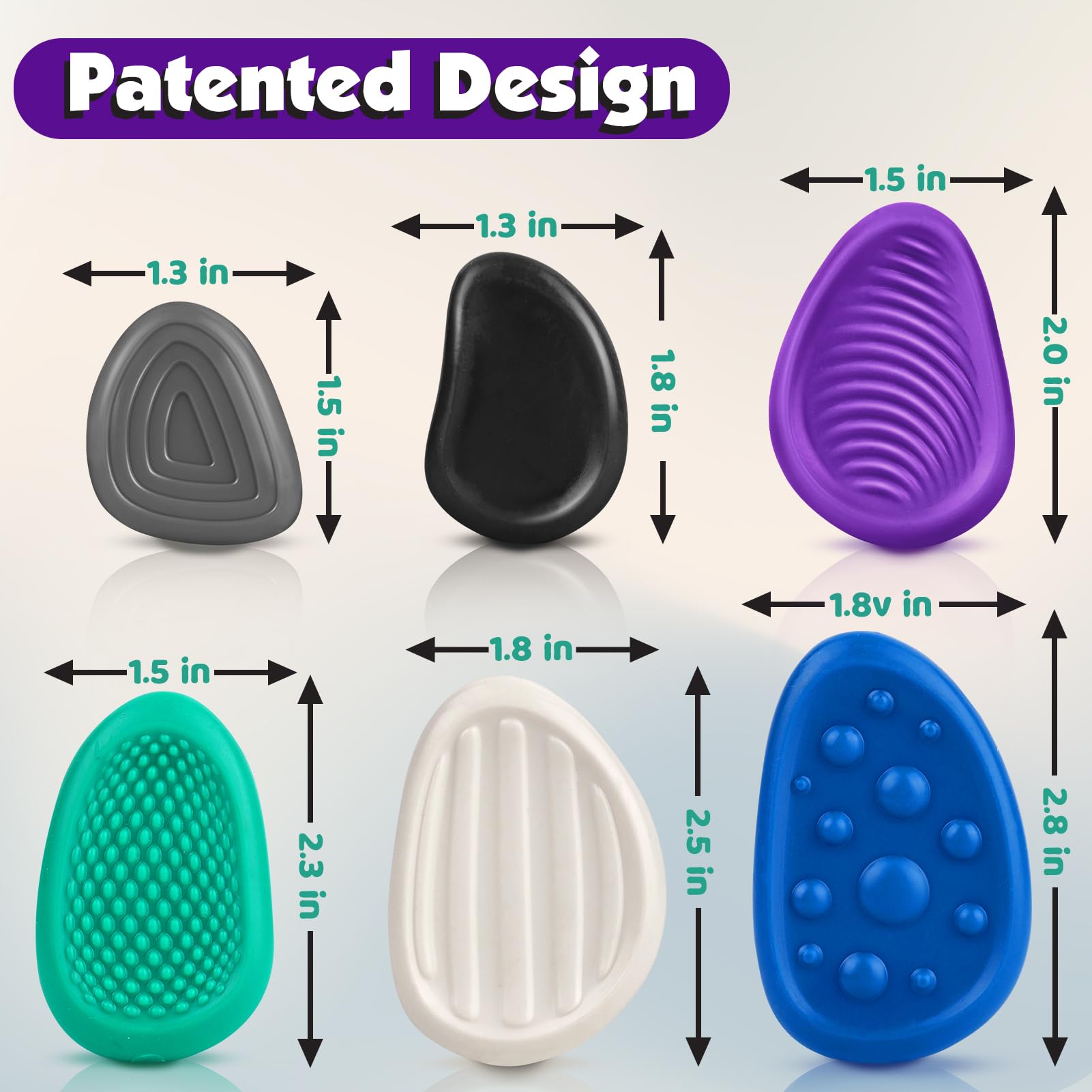 KLT fidget stone pocket-size texture for discreet use in classrooms