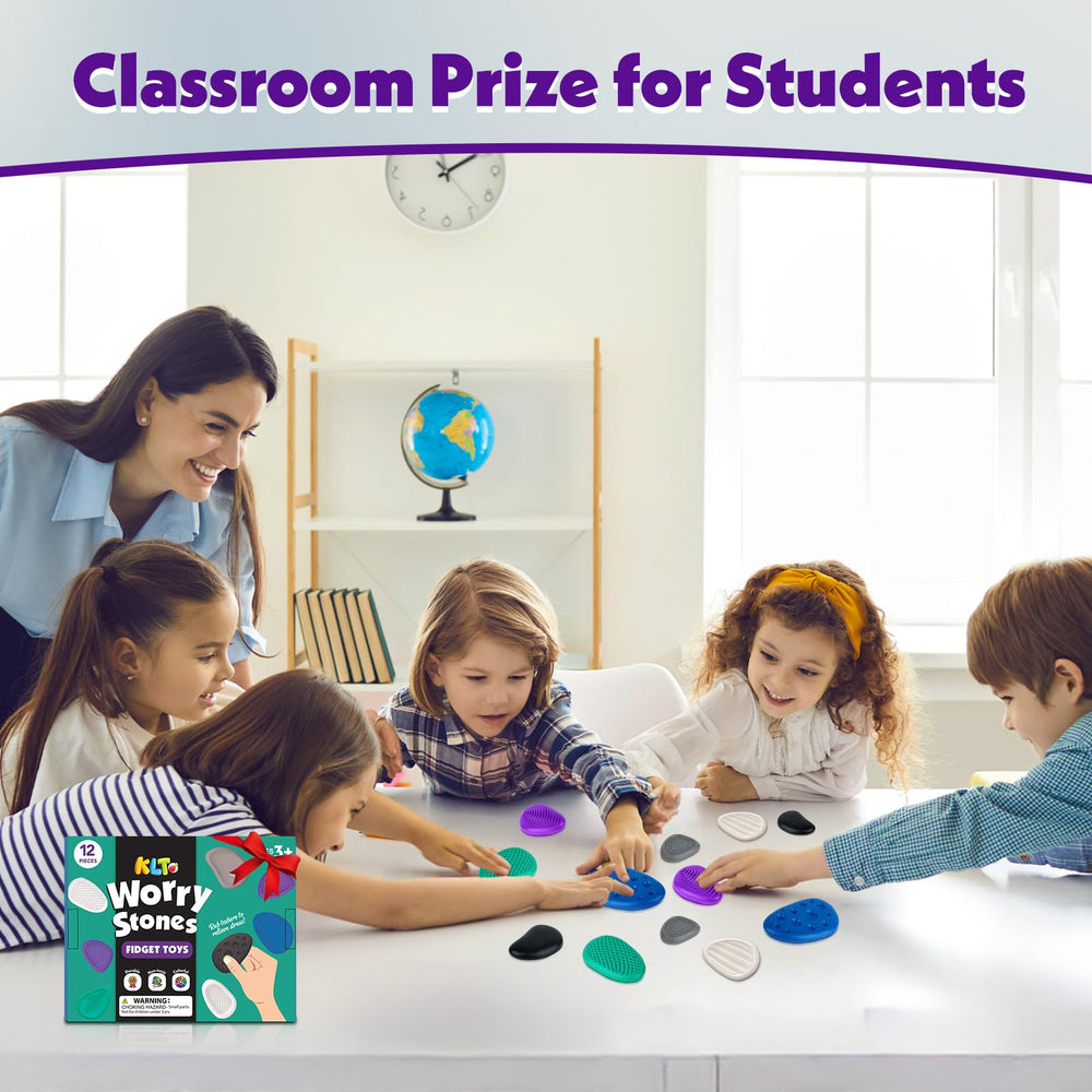 KLT fidget stones support sensory play for autism and special needs.