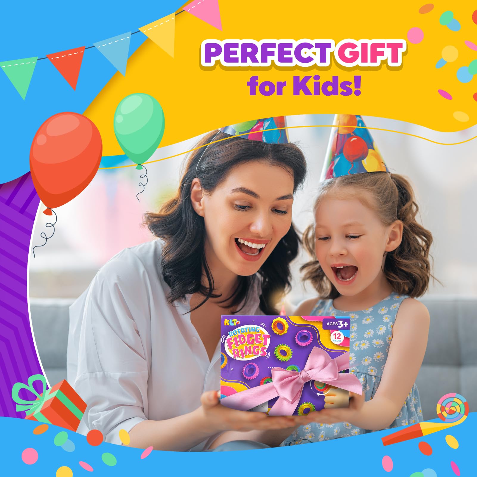 KLT gift-ready fidget toys ideal for kids and teens.