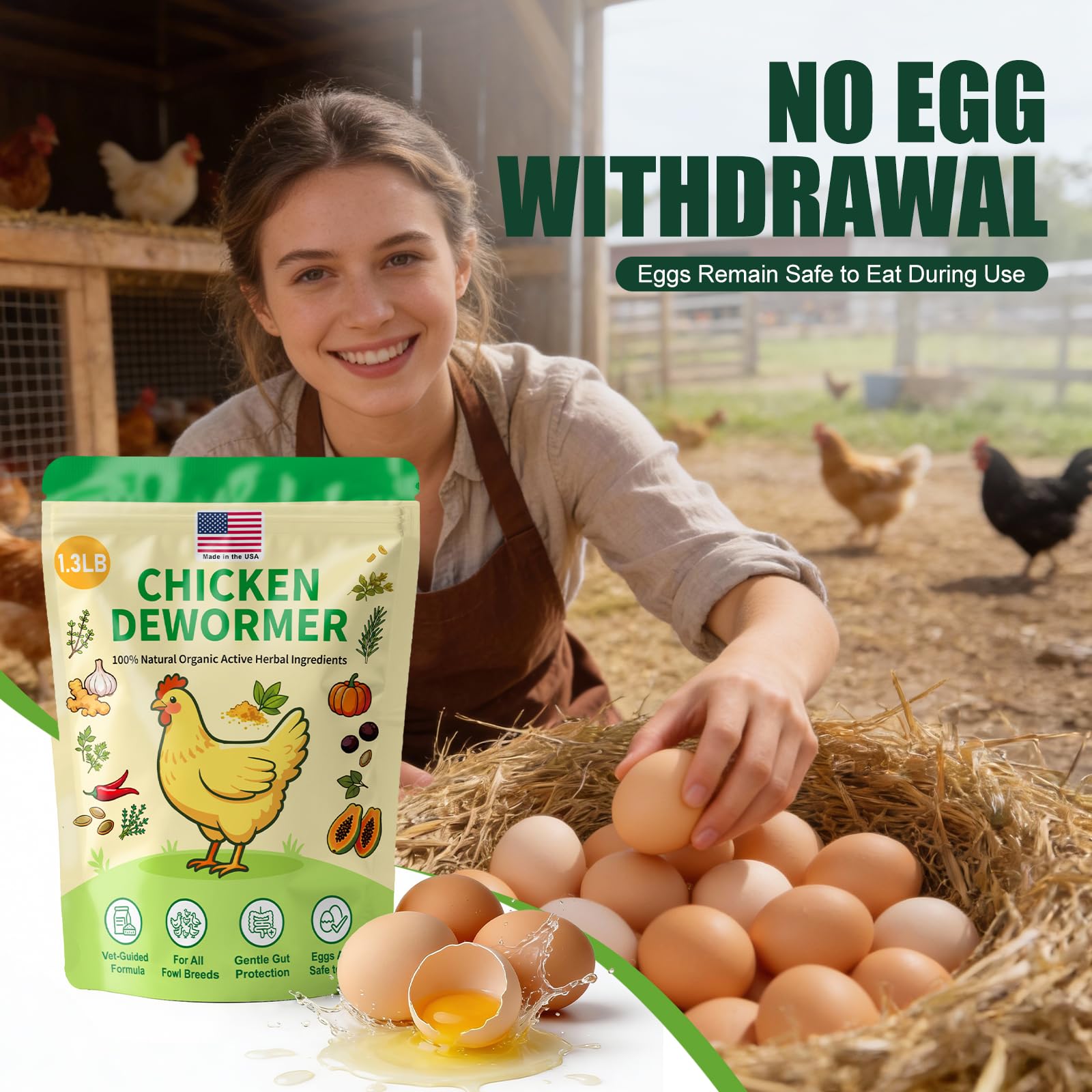 KLUORAN chili herb blend enhances appetite and vitality in flocks.
