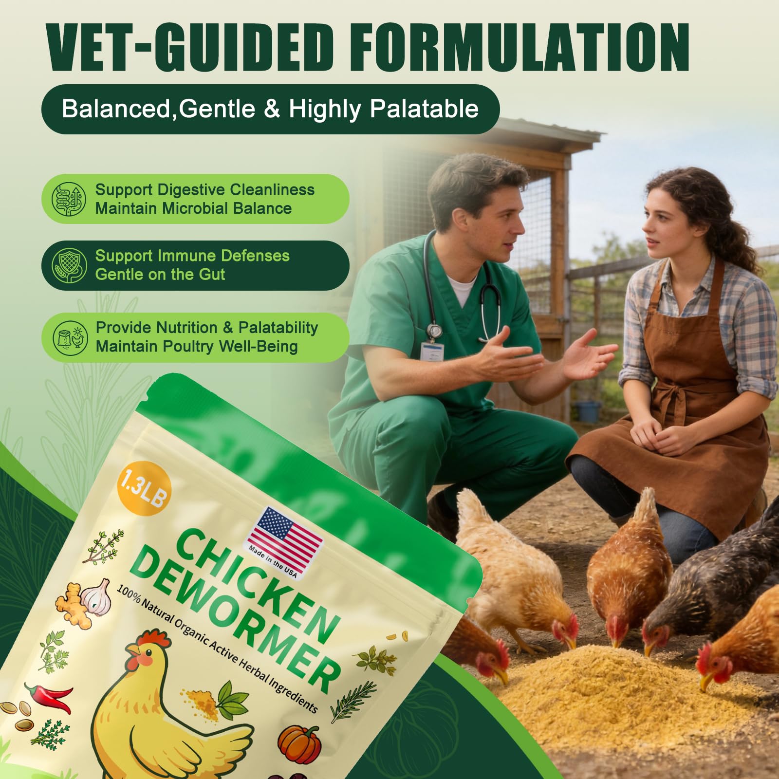 KLUORAN egg-safe poultry supplement supports safe eggs for hens.