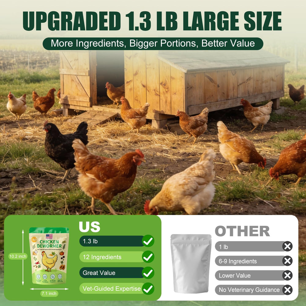 KLUORAN ginger cayenne basil rosemary blend supports flock vitality.