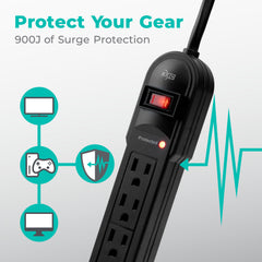 KMC illuminated power switch shows protection is active for setups.
