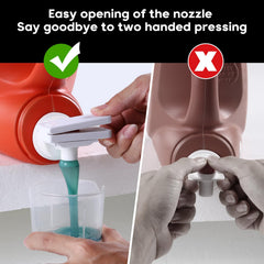 KMOUANTS upgraded nozzle switch closeup shows smooth operation.