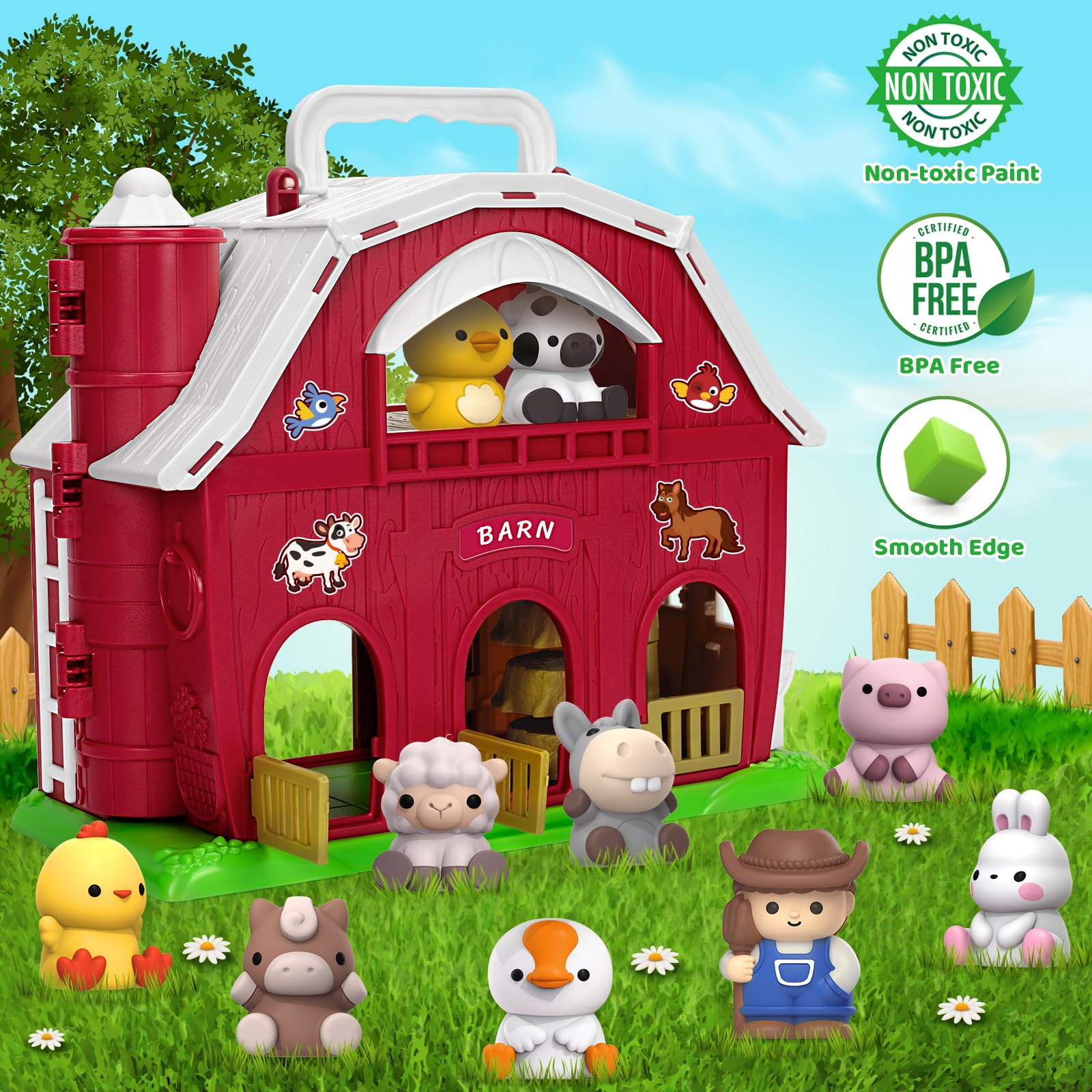 KMUYSL farmer figure supports role-play and cooperative play among children