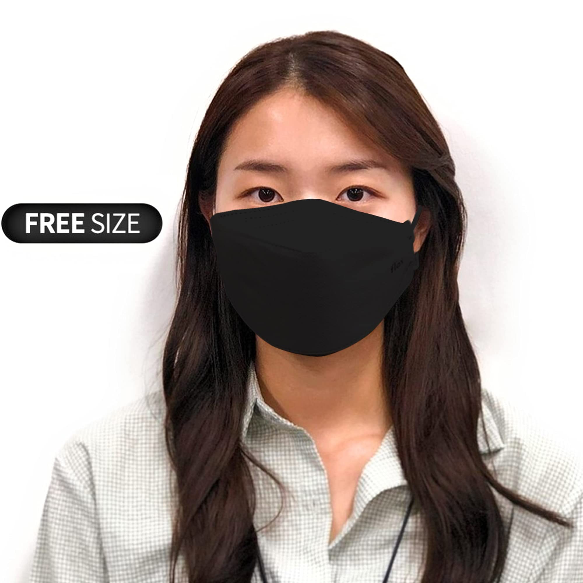 KN FLAX mask interior shows MB filter for breathable wear