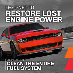 K&N Performance+ bottle back label conveys safe usage and directions for the cleaner.