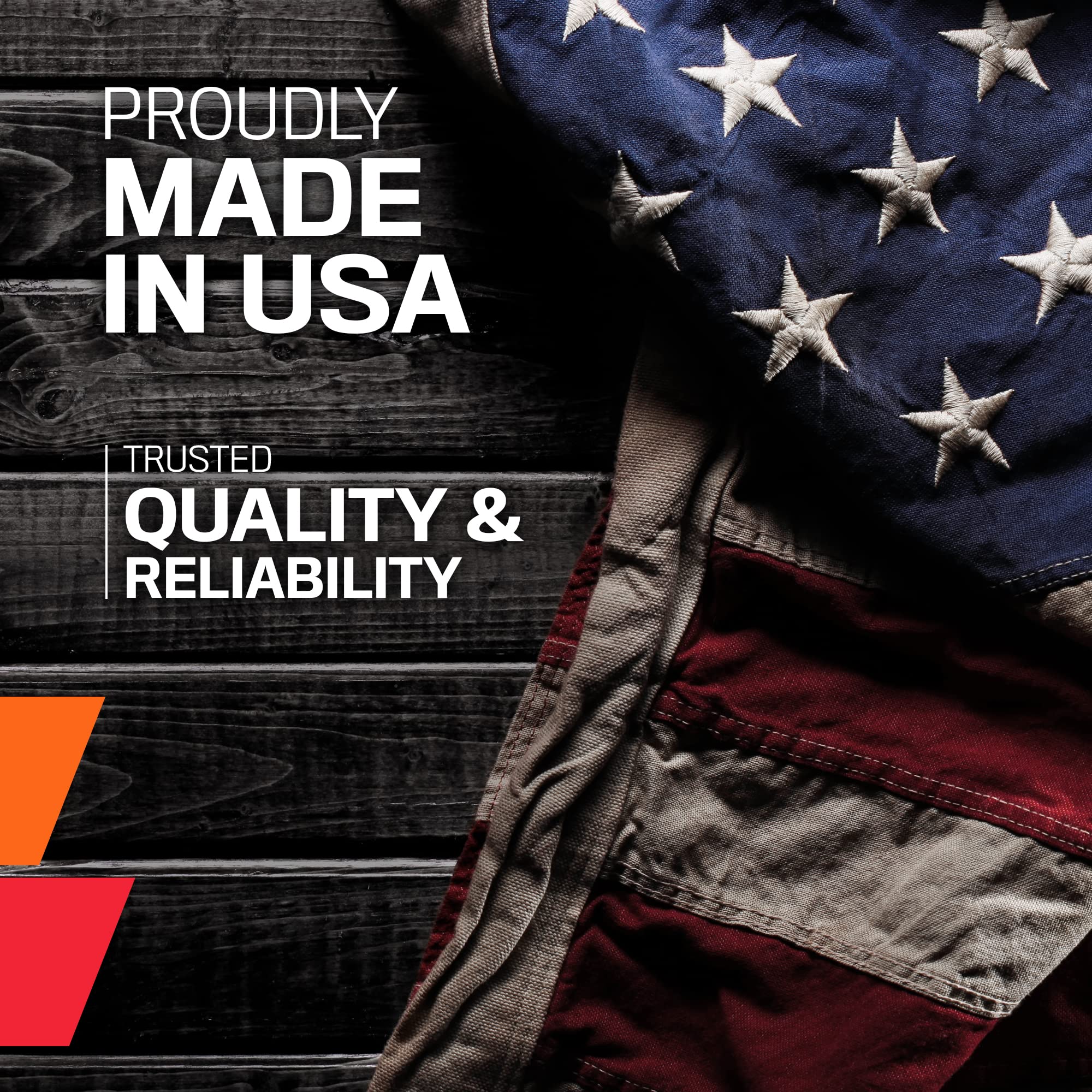 K&N Performance+ packaging box highlights product benefits and US-made quality.