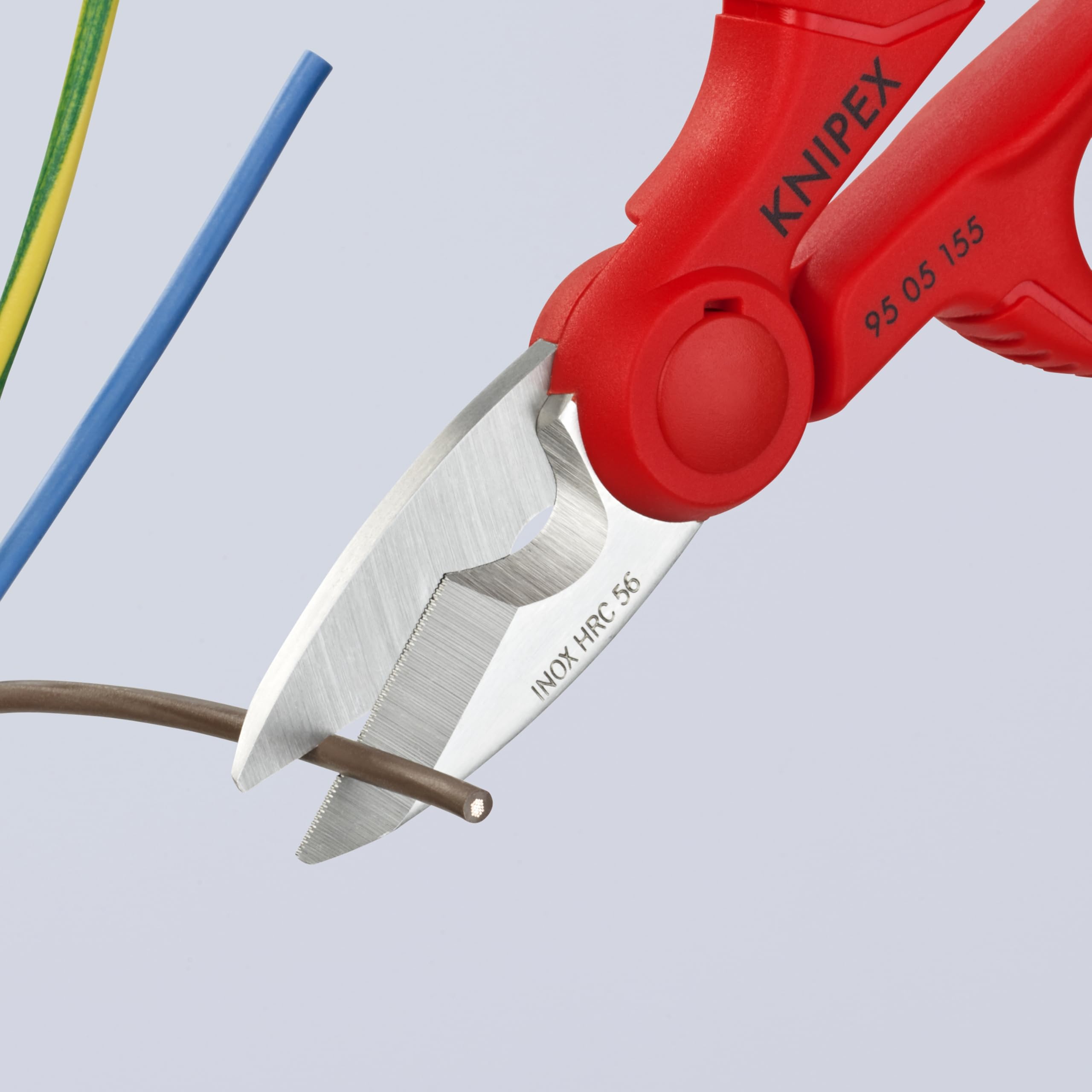 KNIPEX Electrician's Shears belt holster enables quick on-site access.