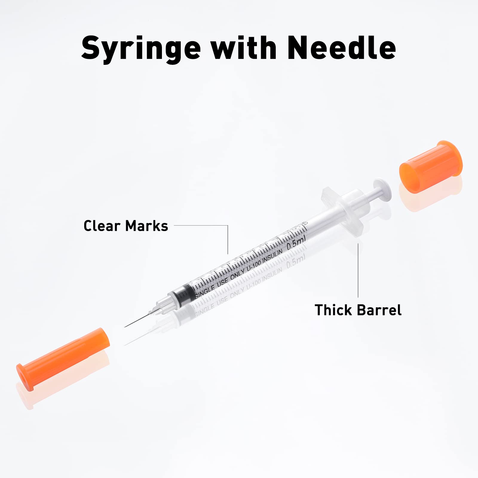 Knixxo U-100 compact syringe suitable for small pets and quick tasks.
