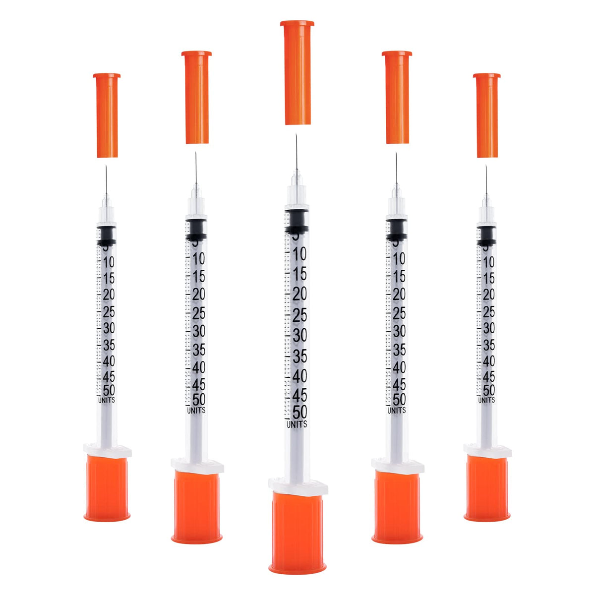 Knixxo U-100 syringe with 0.5cc capacity and 5/16 inch needle for precise dosing.