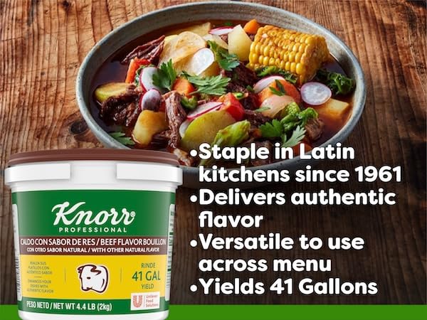 Knorr dry bouillon for consistent seasoning across recipes