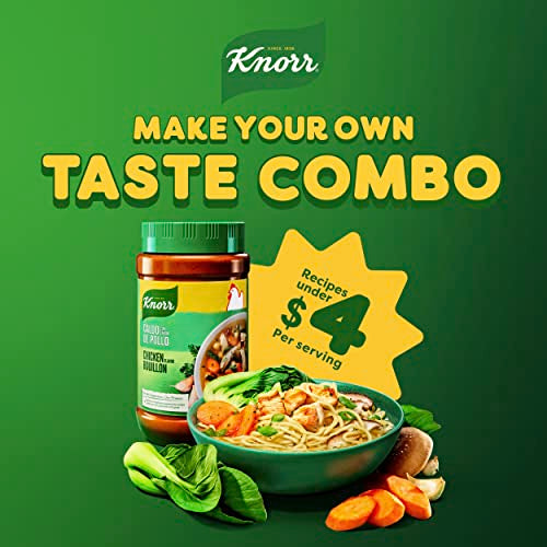 Knorr granulated chicken bouillon 32oz jar is versatile.