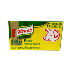 Knorr pork stock cubes with herbs and spices unlock rich flavor for sauces.
