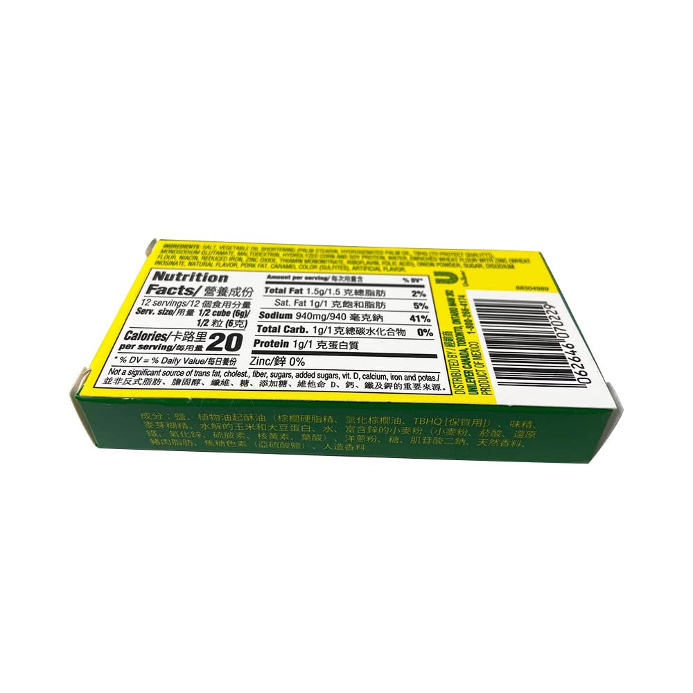 Pack of two bouillon cubes ready to boost roasts with sage and olive oil.