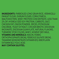 Knorr Rice Sides Creamy Chicken microwaving, a fast weeknight solution.