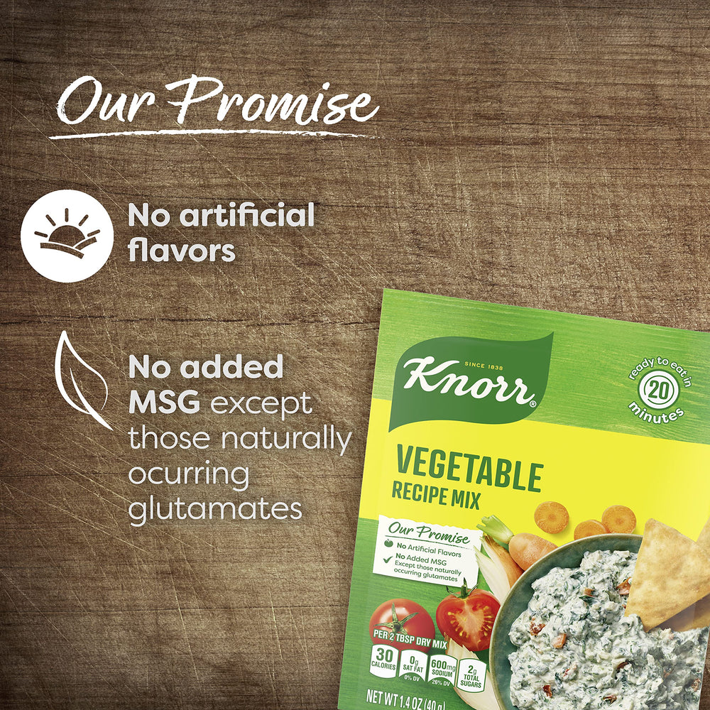 Knorr spinach dip ingredients ready for entertaining.