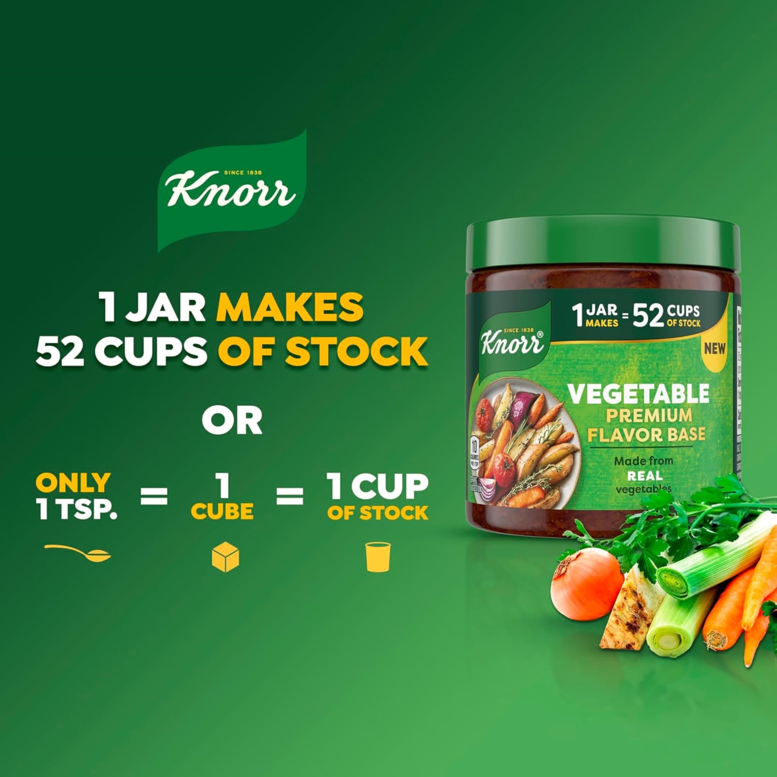 Knorr Vegetable Premium Flavor Base elevates a rice pilaf with full-bodied vegetable flavor.