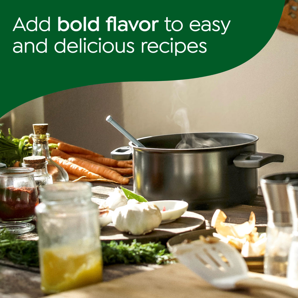 Knorr Vegetable Premium Flavor Base is vegan-friendly and suitable for plant-based meals.