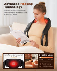 KNQZE graphene heating sheet closeup highlighting deep infrared warmth for comfort