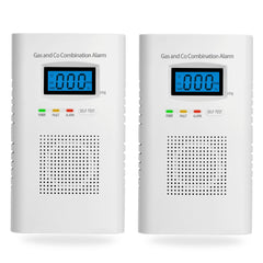 KOABBIT 2-pack combination detectors front view for home safety and peace of mind.