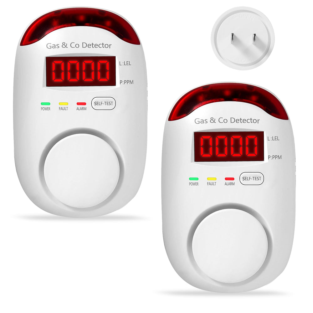 KOABBIT 2packs LCD display shows gas levels clearly