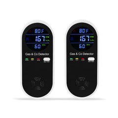 Koabbit 4-in-1 detector front view with real-time readings for safer spaces.