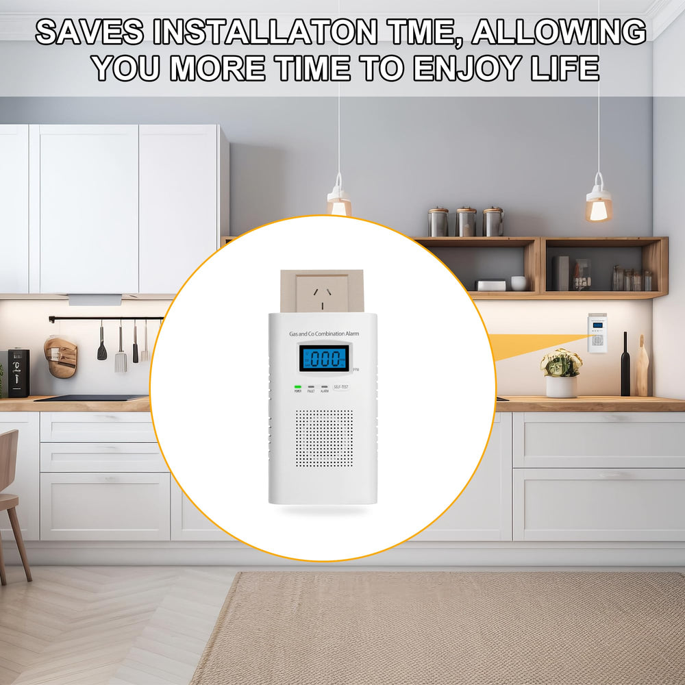 KOABBIT 9V battery backup port ensures continuous monitoring during outages.