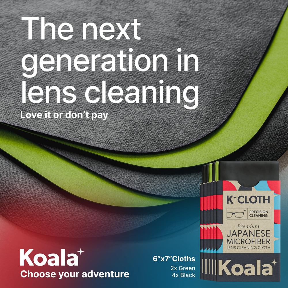Koala smartphone screen cleaner cloth for finger-mark removal and shine.