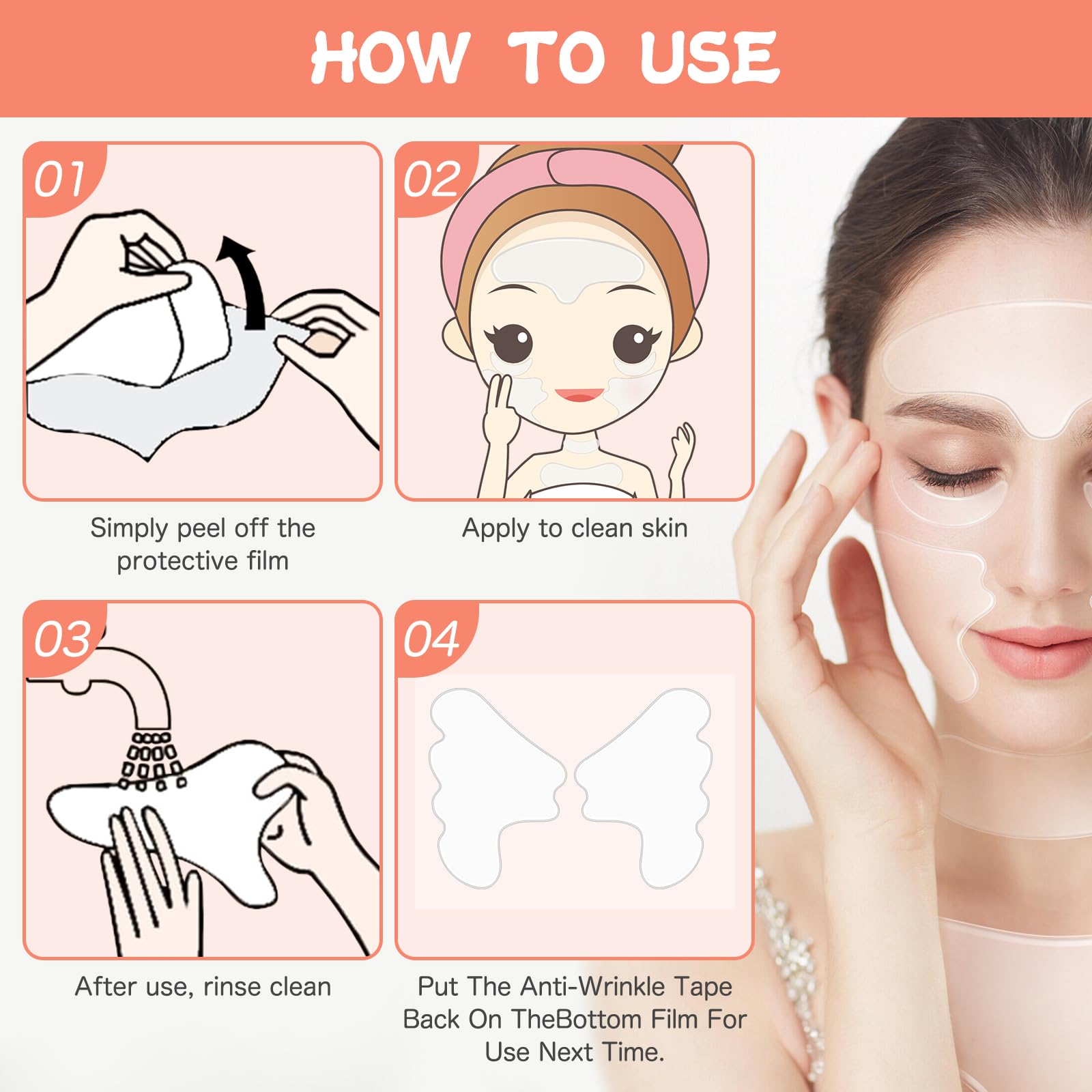 KODASNY neck patches create a gentle barrier for a smoother look