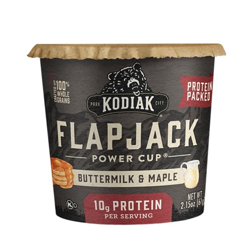 Kodiak Cakes 100-percent whole grains emphasize wholesome morning fuel.