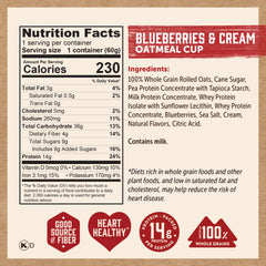 Kodiak Cakes Oatmeal Cups delivering 14g protein per serving for a balanced morning