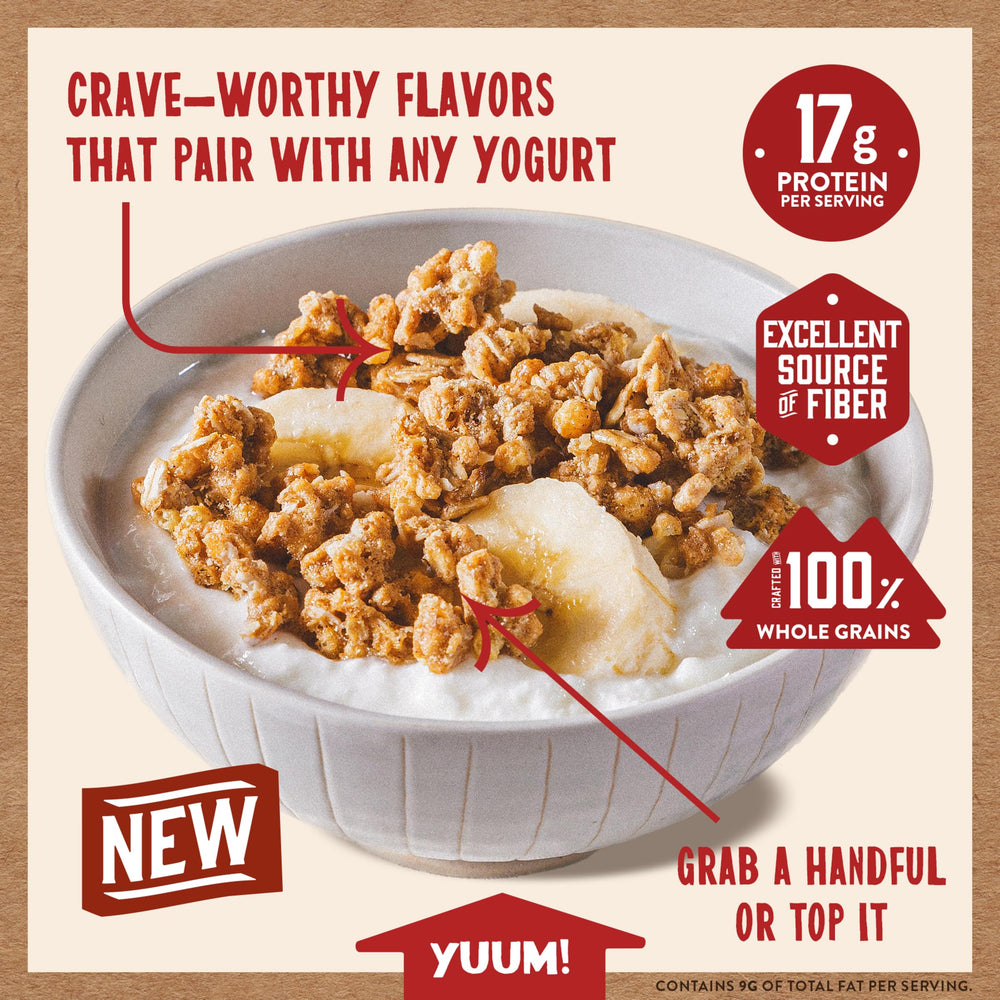 On the go Kodiak Cakes granola snack in a pouch