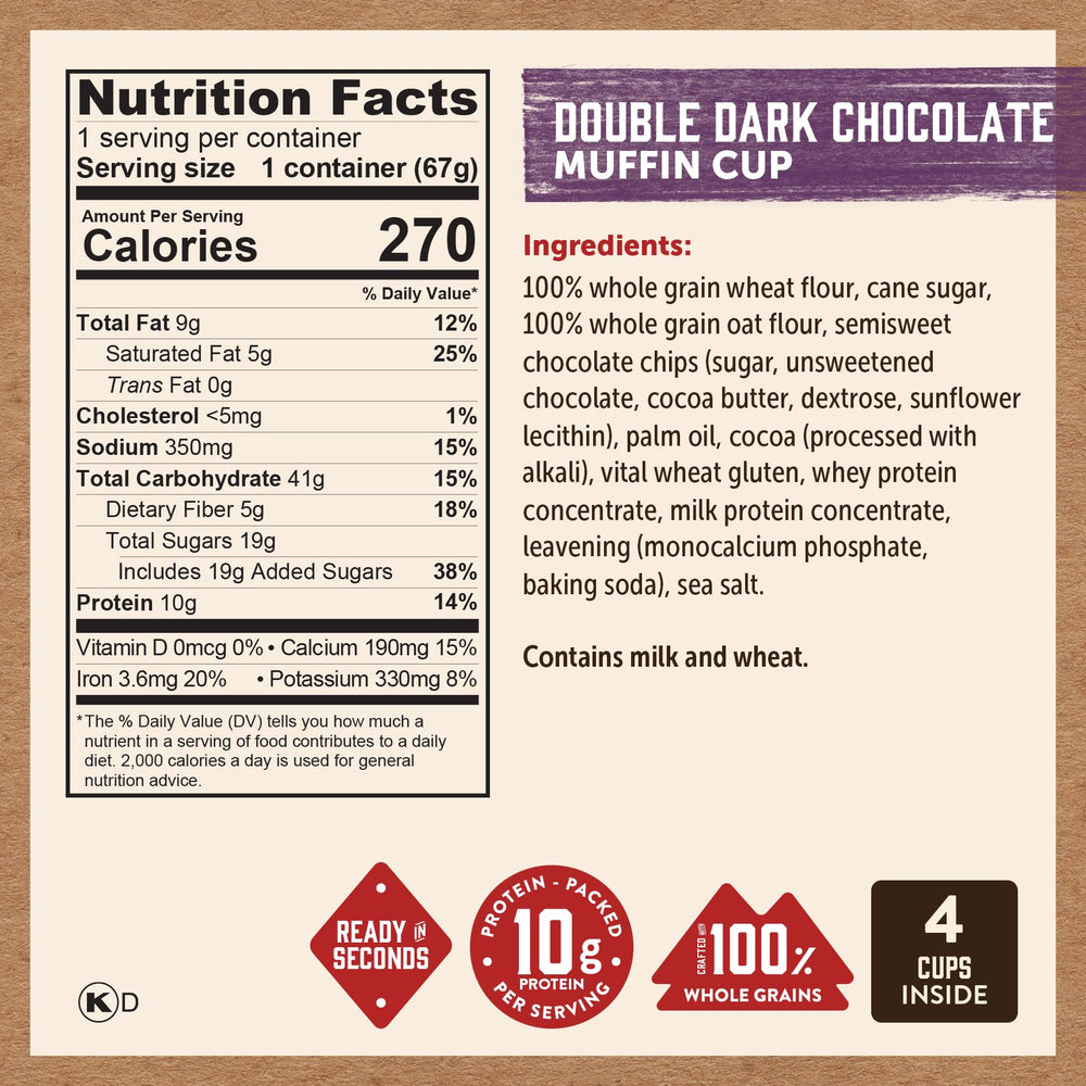 Kodiak Cakes Minute Muffin Cup three flavors display versatile morning ritual
