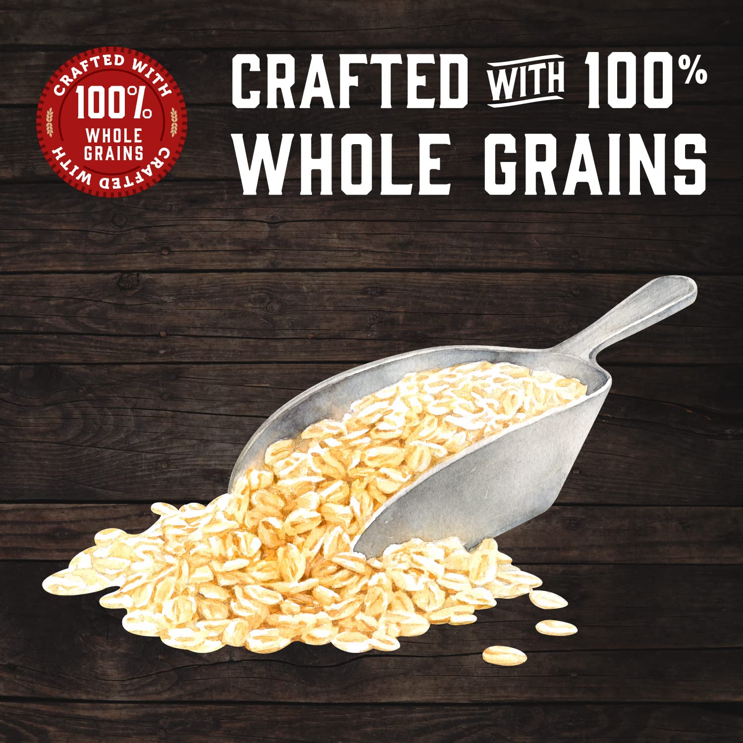 Kodiak Cakes Minute Muffins showcase 100% whole grains for a hearty bite.