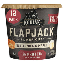 Kodiak Cakes on-the-go pancake cups pack for quick, satisfying breakfasts.