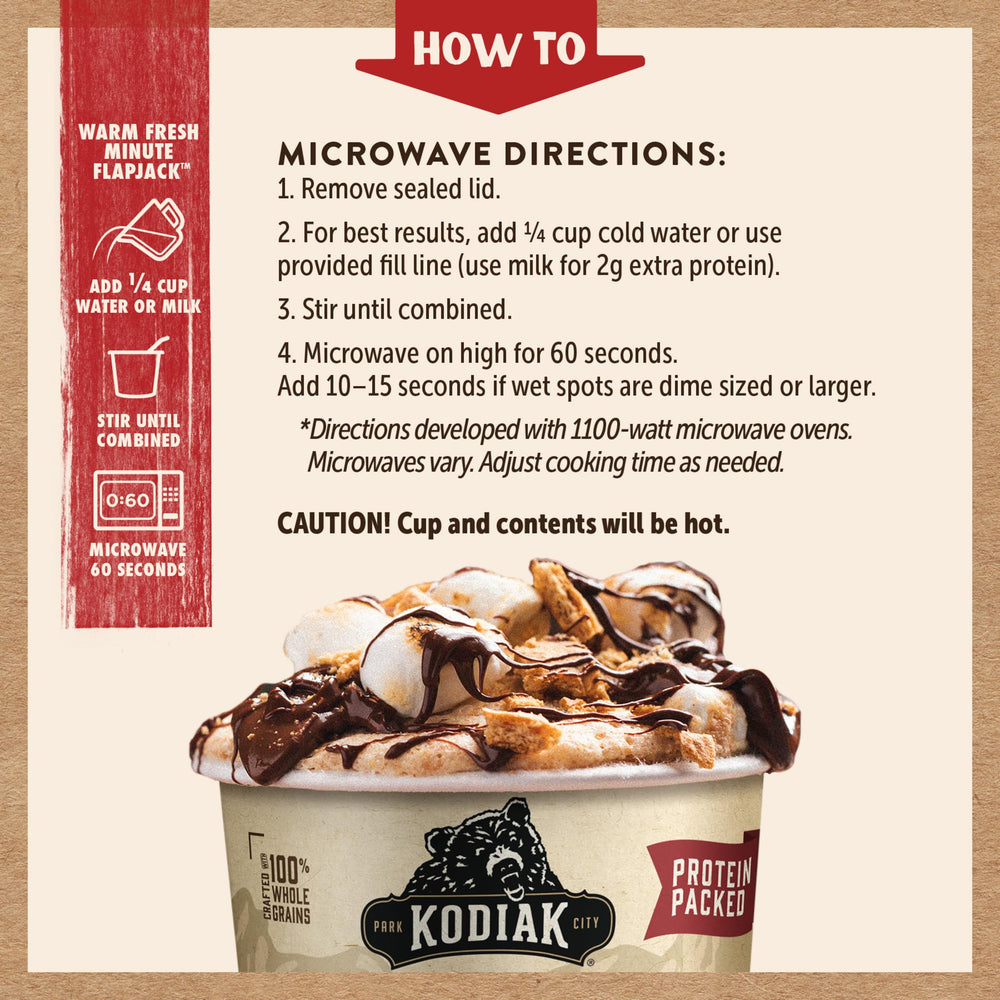 Kodiak Cakes ideal for trail, gym, or office treats.