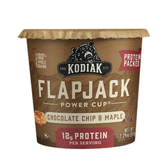 Kodiak Cakes Pancake On The Go ingredients section shows non-GMO, no artificial flavors.